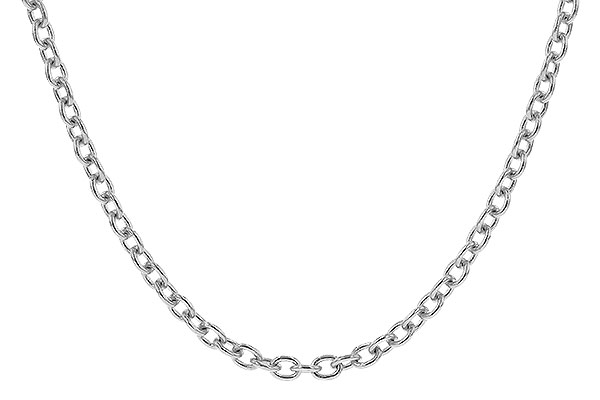 E283-34301: CABLE CHAIN (18", 1.3MM, 14KT, LOBSTER CLASP)