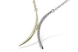 A284-18847: NECKLACE .14 TW (18")