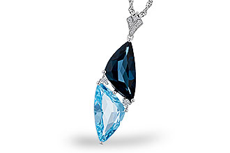 A284-20683: NECK 6.87 BLUE TOPAZ 6.97 TGW