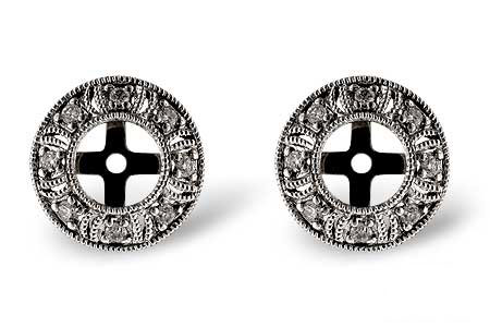 B009-72465: EARRING JACKETS .12 TW (FOR 0.50-1.00 CT TW STUDS)