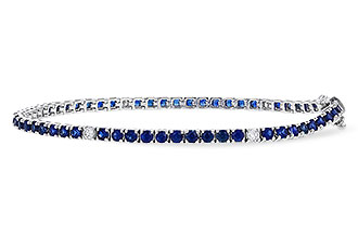 B284-19792: BRACELET 3.27 TW SAPP 3.52 TGW (7")