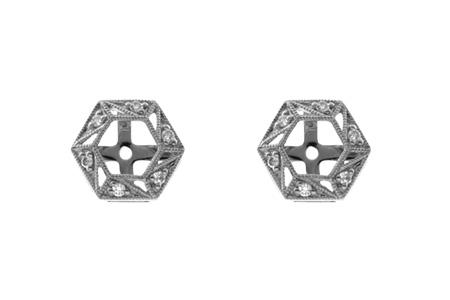 D009-72465: EARRING JACKETS .08 TW (FOR 0.50-1.00 CT TW STUDS)