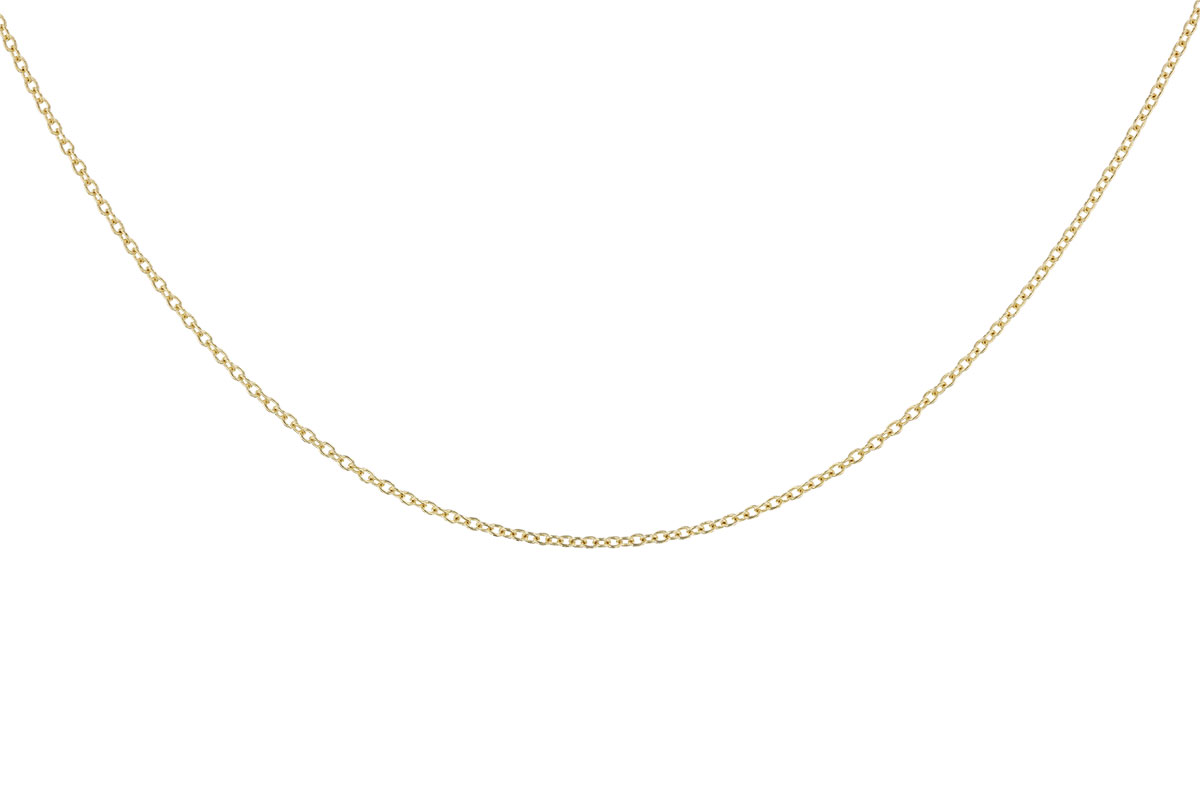 E283-34301: CABLE CHAIN (18IN, 1.3MM, 14KT, LOBSTER CLASP)