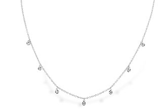 G283-28892: NECKLACE .12 TW (18")
