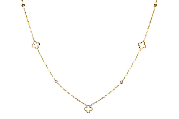 G284-20683: NECKLACE .20 TW (18")