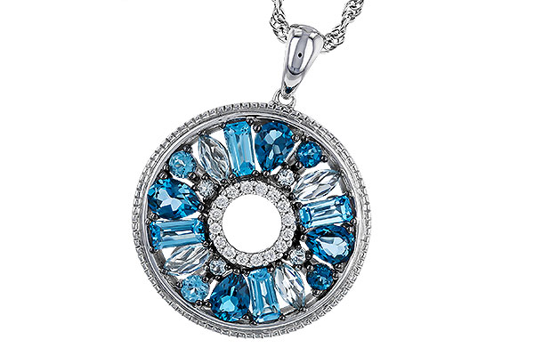 G284-22483: NECKLACE 1.67 BLUE TOPAZ 1.72 TGW