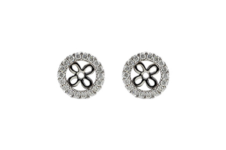 H196-95192: EARRING JACKETS .24 TW (FOR 0.75-1.00 CT TW STUDS)