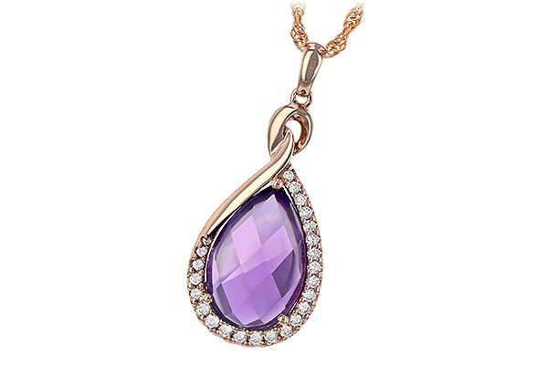 K198-81628: NECK 3.91 AMETHYST 4.10 TGW